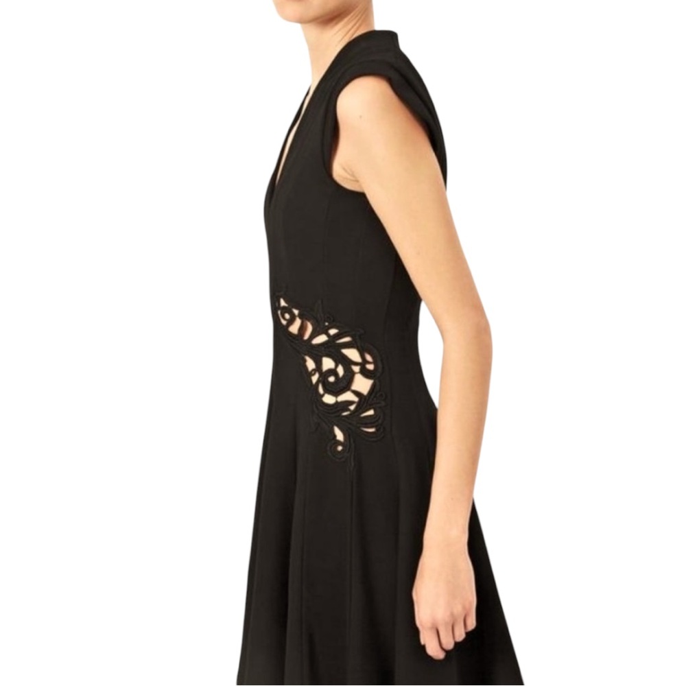 FRENCH CONNECTION Marie Embroidered Cut-Out  Dress, size 6 - Picture 6 of 10